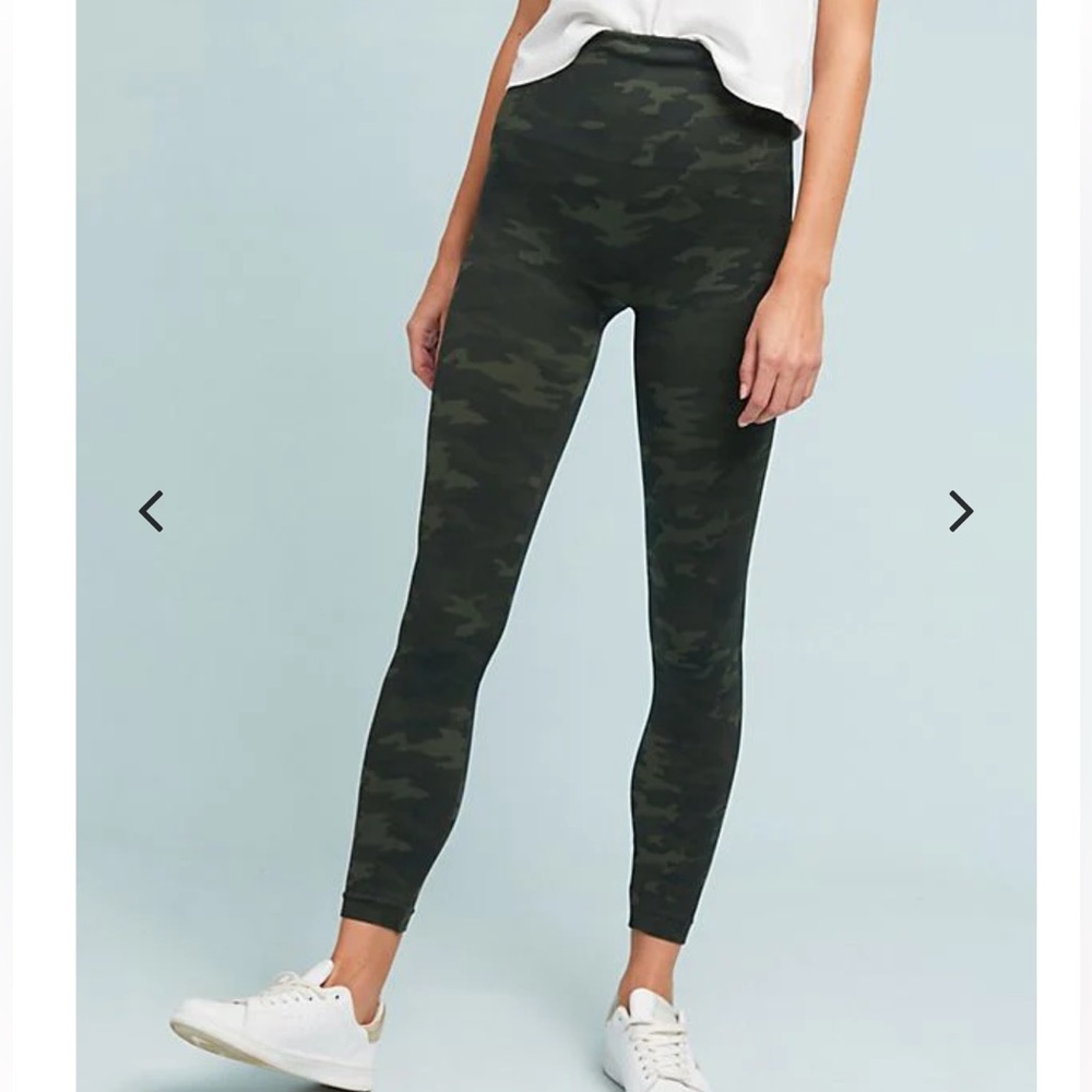 Spanx Women’s Green Camo Leggings